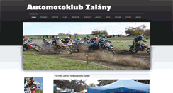 Desktop Screenshot of amkzalany.cz